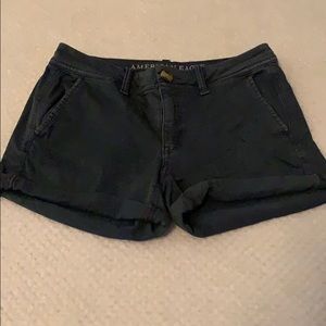 American Eagle super stretch navy shorts